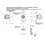 Lampa obrysowa potrójna LED Horpol LD 2186 12/24 V