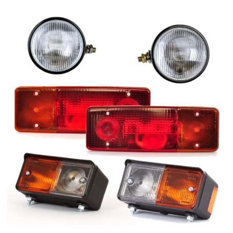 Komplet lamp reflektorów Ursus C-328 C-330 C-360 3P
