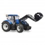 Traktor ciągnik New Holland T7 z ładowaczem Zabawka Bruder 03121