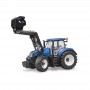 Traktor ciągnik New Holland T7 z ładowaczem Zabawka Bruder 03121
