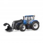 Traktor ciągnik New Holland T7 z ładowaczem Zabawka Bruder 03121
