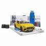 Warsztat samochodowy z mechanikiem Zabawka Bruder 62110