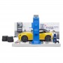 Warsztat samochodowy z mechanikiem Zabawka Bruder 62110
