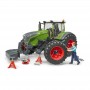 Traktor ciągnik Fendt 1050 Vario z figurką mechanika Zabawka Bruder 04041