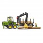 Forwarder ciągnik John Deere z chwytakiem 02133 Zabawka Bruder