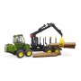 Forwarder ciągnik John Deere z chwytakiem 02133 Zabawka Bruder