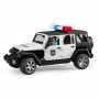 Jeep Wrangler Rubicon Policja USA z figurką Zabawka Bruder 02526