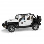Jeep Wrangler Rubicon Policja USA z figurką Zabawka Bruder 02526