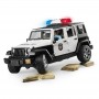 Jeep Wrangler Rubicon Policja USA z figurką Zabawka Bruder 02526