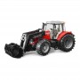 Traktor ciągnik Massey Ferguson 7624 z ładowaczem czołowym Zabawka Bruder 03047