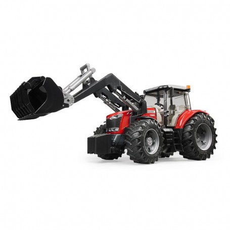 Traktor ciągnik Massey Ferguson 7624 z ładowaczem czołowym Zabawka Bruder 03047
