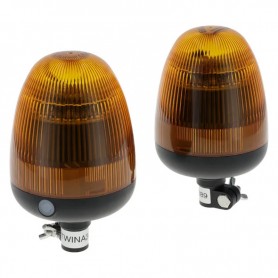 Zestaw lamp błyskowych LED z funkcją synchronizacji TWIN 12/24V LA20095