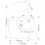 Widłokrokodyl Kolaszewski Standard MFWG140 140cm