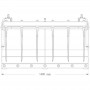Widłokrokodyl Kolaszewski Standard MFWG140 140cm