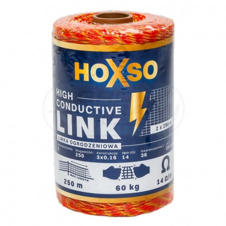 Plecionka ogrodzeniowa 2.0mm 250m 3x0,16 HOXSO Premium