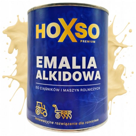 Emalia farba lakier kość słoniowa HOXSO Ursus Zetor z podkładem 0.8l