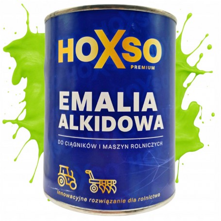 Emalia farba lakier zielony HOXSO Claas z podkładem 0.8l