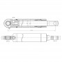 Cylinder CN2E-32/200B Siłownik podnoszenia motowideł Bizon 5040995170
