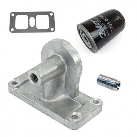 Podstawa korpus filtra oleju komplet z uszczelką + filtr Zetor 77010793