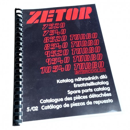 Katalog część Zetor 7520-10540 Turbo 222212345
