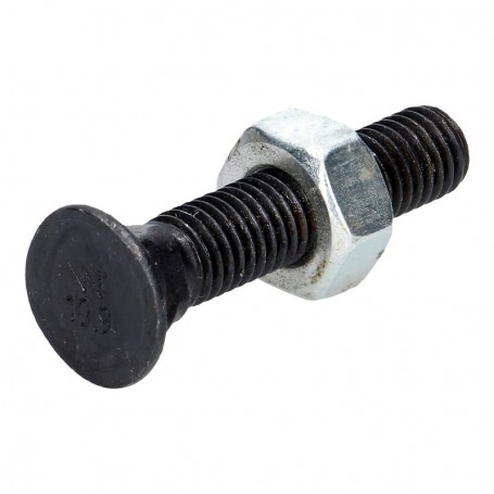 Śruba płużna z nakrętką podsadzana M10x50 kl.10.9 Waryński