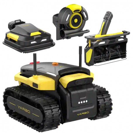 Yarbo Robot koszący modułowy 3w1 GPS bez kabla Kosiarka do trawy 25 000m2