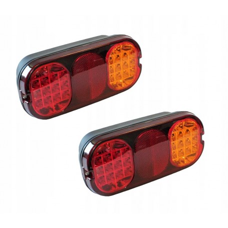 Komplet lamp tylnych zespolonych LED koparka CAT JCB 3CX 4CX Volvo 700/50018