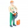 Figurka drwala z piłą i akcesoriami Zabawka Bruder 60030