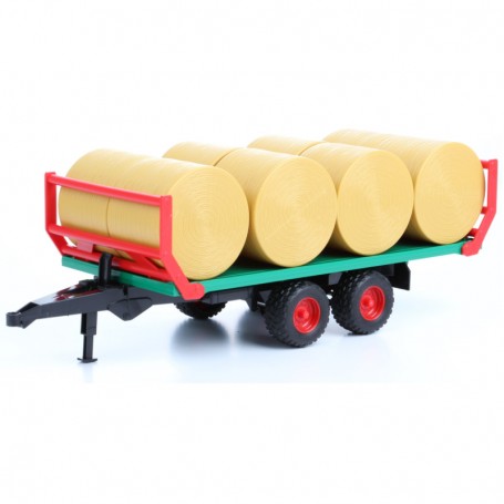 Przyczepa do transportu siana z belami Zabawka Bruder 02220