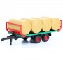 Przyczepa do transportu siana z belami Zabawka Bruder 02220