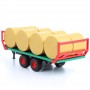 Przyczepa do transportu siana z belami Zabawka Bruder 02220