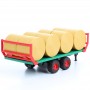 Przyczepa do transportu siana z belami Zabawka Bruder 02220