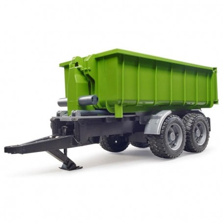 Przyczepa hakowa z kontenerem Zabawka Bruder 02035
