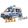 Radiowóz Mercedes Sprinter z figurką policjanta Zabawka Bruder 02683