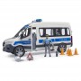 Radiowóz Mercedes Sprinter z figurką policjanta Zabawka Bruder 02683