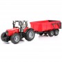 Traktor ciągnik Massey Ferguson 7480 z przyczepą Zabawka Bruder 02045