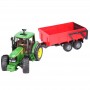 Traktor ciągnik John Deere 6920 z przyczepą Zabawka Bruder 02057