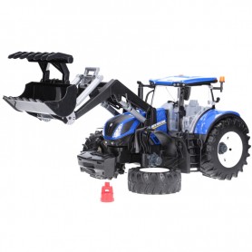 Traktor ciągnik New Holland T7 z ładowaczem Zabawka Bruder 03121