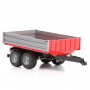 Przyczepa dwuosiowa z otwieranymi burtami Zabawka Bruder 02019