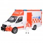 Karetka ambulans z figurką ratownika Zabawka Bruder 02676