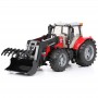Traktor ciągnik Massey Ferguson 7624 z ładowaczem czołowym Zabawka Bruder 03047