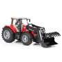 Traktor ciągnik Massey Ferguson 7624 z ładowaczem czołowym Zabawka Bruder 03047