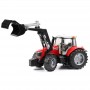 Traktor ciągnik Massey Ferguson 7624 z ładowaczem czołowym Zabawka Bruder 03047