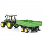 Traktor ciągnik John Deere 5115M z przyczepą Zabawka Bruder 02108
