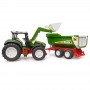 Traktor ciągnik Roadmax z ładowaczem i przyczepą Zabawka Bruder 03452