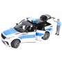 Radiowóz Range Rover Velar z figurką policjanta Zabawka Bruder 02890