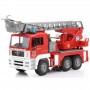 Wóz strażacki MAN z drabiną i modułem świetlno-dźwiękowym Zabawka Bruder 02771