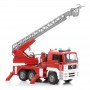 Wóz strażacki MAN z drabiną i modułem świetlno-dźwiękowym Zabawka Bruder 02771