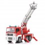 Wóz strażacki MAN z drabiną i modułem świetlno-dźwiękowym Zabawka Bruder 02771