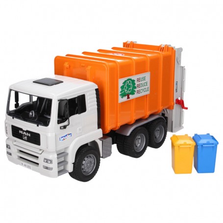 Śmieciarka MAN z tylnym załadunkiem Zabawka Bruder 02772